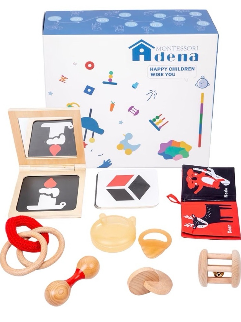 Adena Montessori Play Kit for 3-4 Months Baby